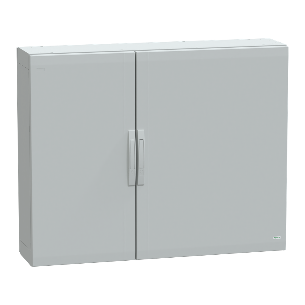 NSYPLA10123G – Floor standing polyester enclosure, Thalassa PLA, plain door, completely sealed, 1000x1250x320mm, IP65, IK10
