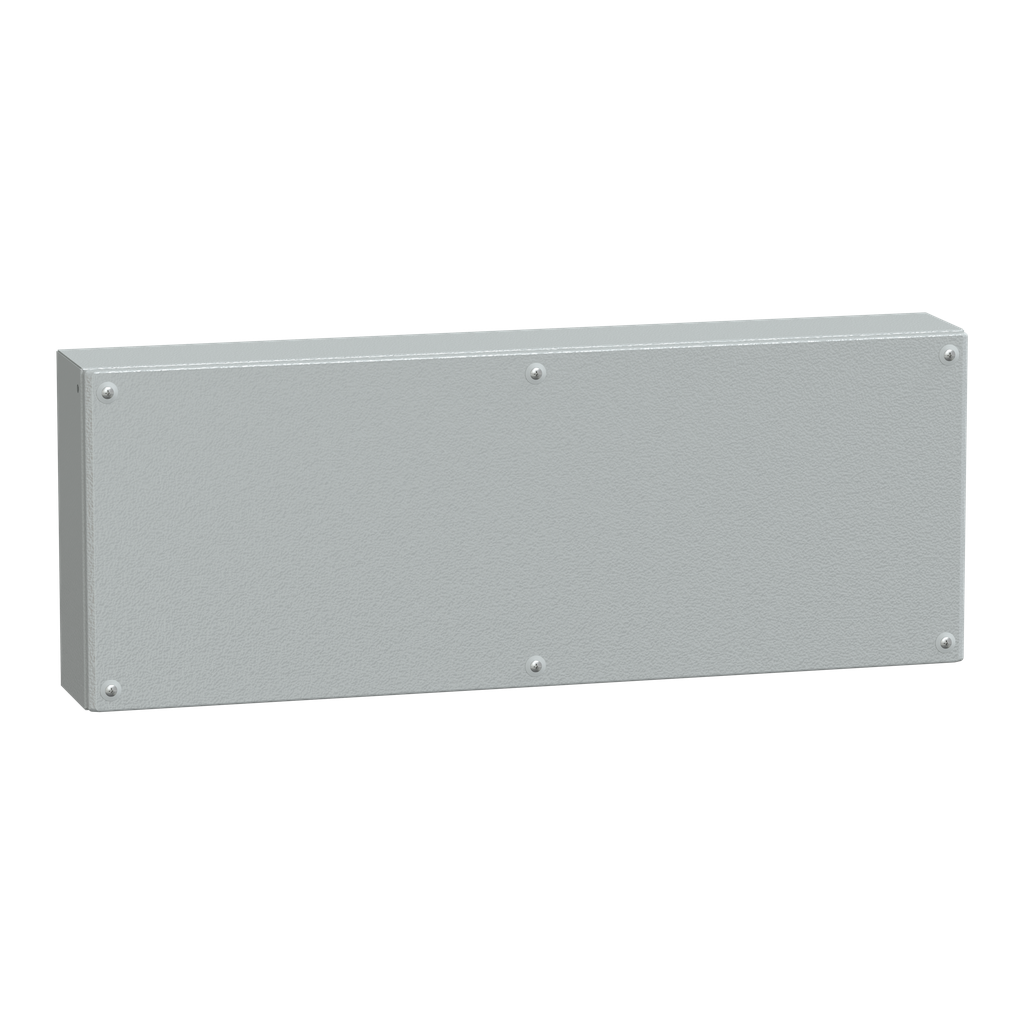 NSYSBM308012 – Metal industrial box plain door H300xW800xD120 IP66 IK10 RAL 7035