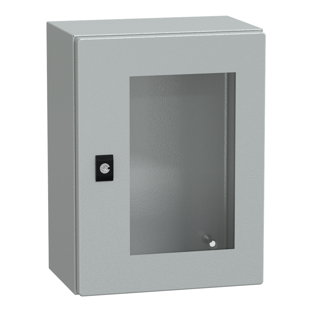 NSYCRN43200T – PanelSeT CRN tspt door w/o mount.plate. H400xW300xD200 IP66 IK08 RAL7035..