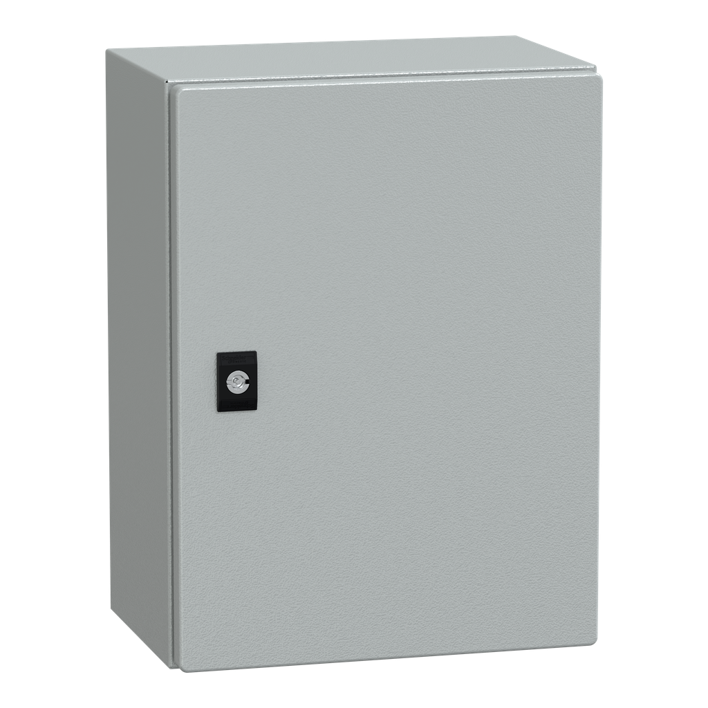 NSYCRN43200P – PanelSeT CRN plain door with mount.plate. H400xW300xD200 IP66 IK10 RAL7035..