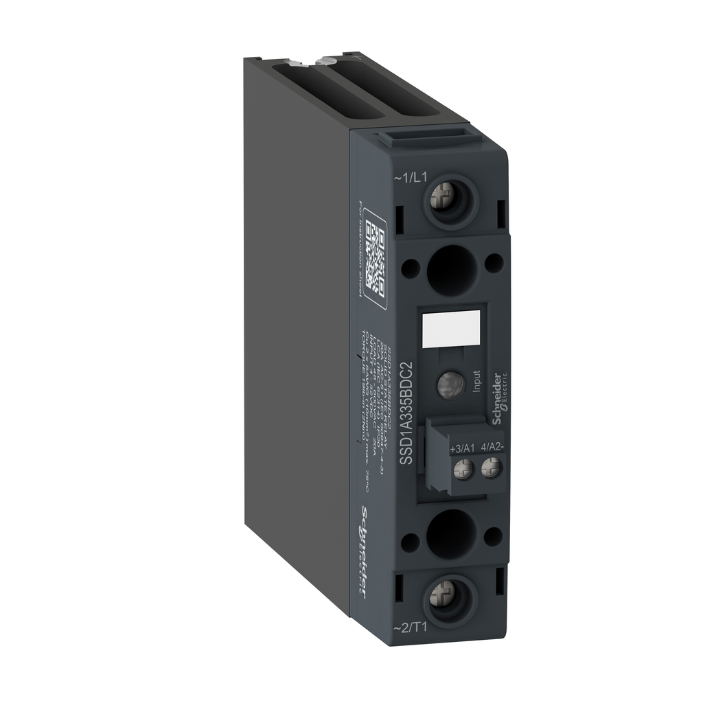 Mayer-DDS-single phase panel, Harmony Solid State Relays, 20A, DIN rail mount, random switching, input 90…280V AC DC,  output 48...600V AC-1