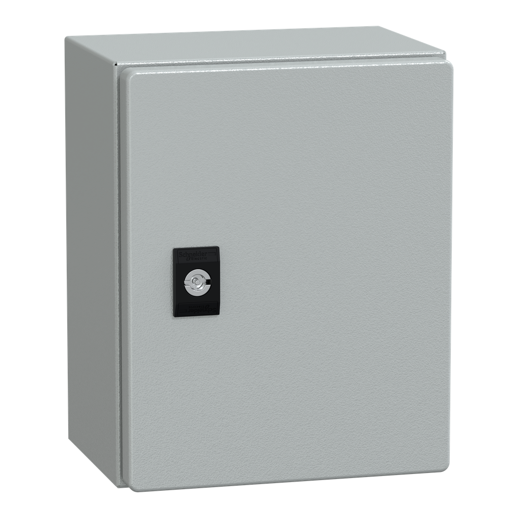 NSYCRN252150P – PanelSeT CRN plain door with mount.plate. H250xW200xD150 IP66 IK10 RAL7035..