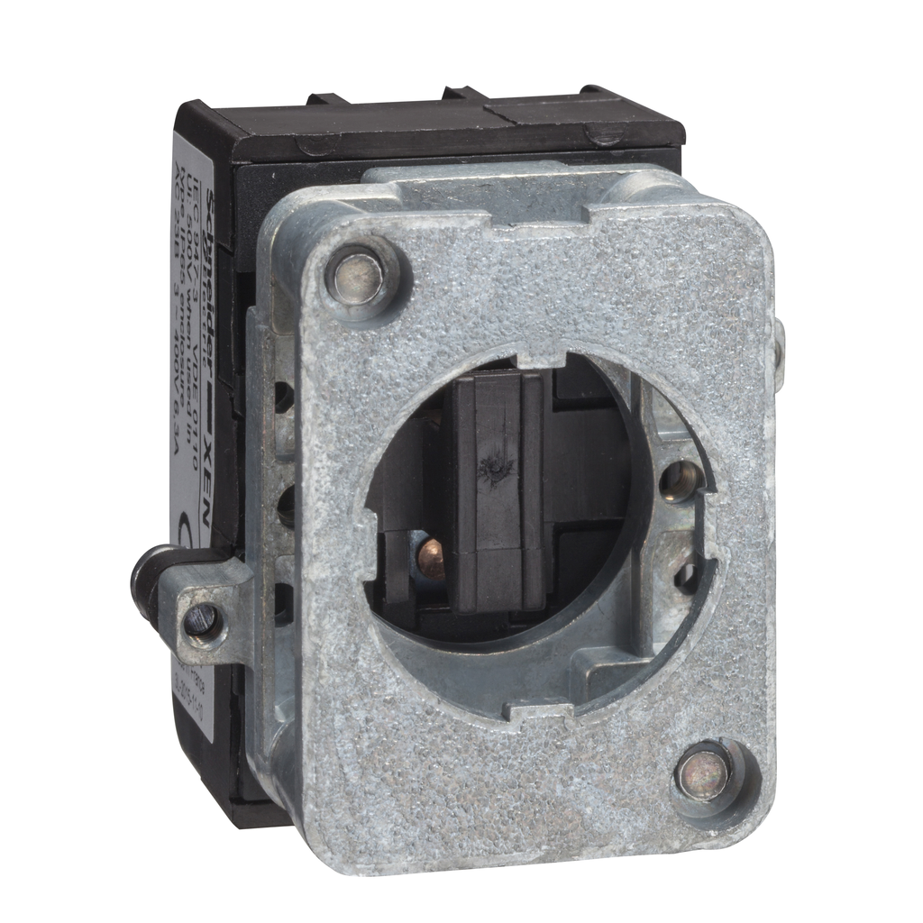 XACS399 – Single isolating block for power circuit, Harmony XAC, horizontal fixing centres 40mm, screw clamp terminal, 3NC