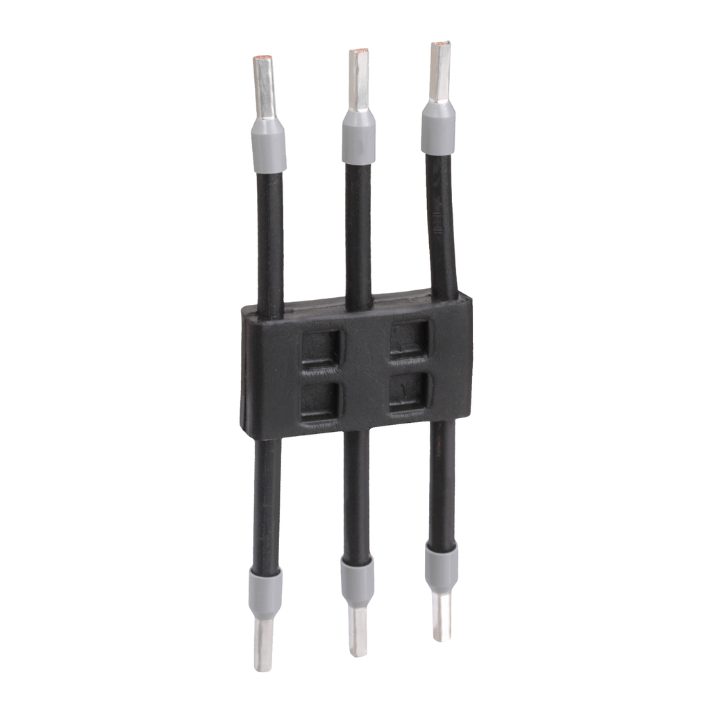 GV1G02 – Flexible 3-pole connection,TeSys Deca,for connecting a GV2(Screw connection) to a LC1D09-D25