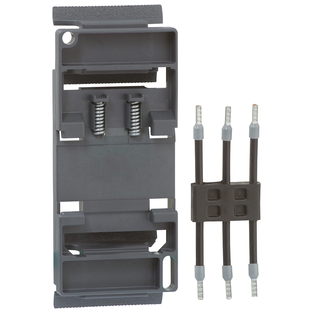 GK2AF01 – Motor starter adapter plate,TeSys Deca,for mounting a GV2 and a LC1D09-D25,delivered with a GV1G02 flexible connection