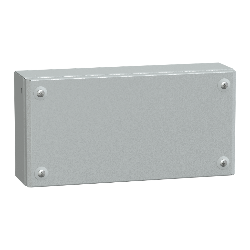 NSYSBM20308 – Metal industrial box plain door H200xW300xD80 IP66 IK10 RAL 7035