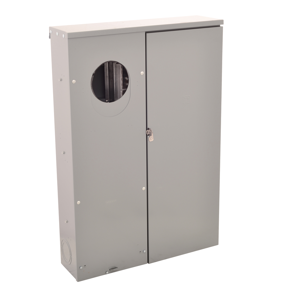 QUM400CL – Meter mains, QO, CSED, ringless socket, 400A, surface mount, Class 320 with lever bypass
