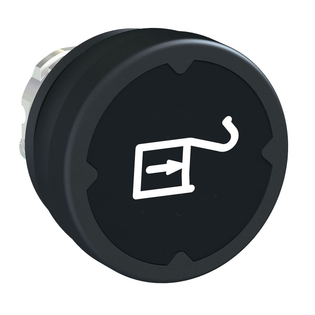 ZB4BC28015 – Head for push button, Harmony XB4, push button harsh environment, black, with marking type H015