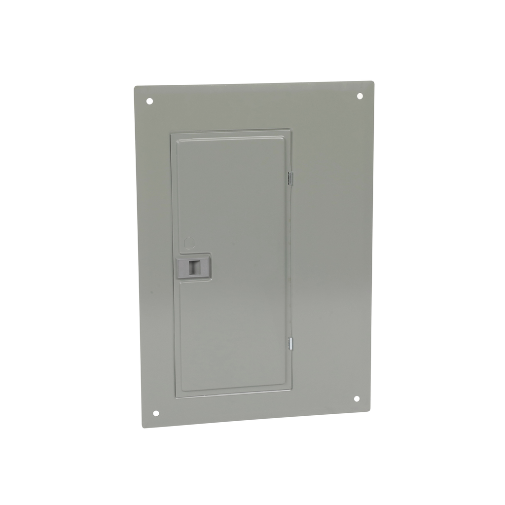 QOC20UFWG – Replacement cover, QO, for 20 space load center, flush, wide gutter, gray