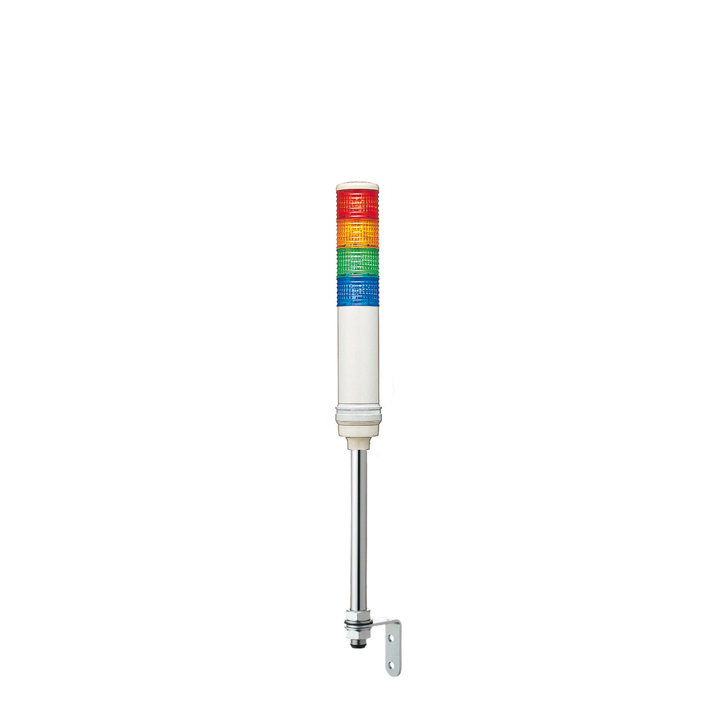XVC6M4 – Complete pre wired monolithic tower light, Harmony XVC, plastic, red orange green blue, 60mm, tube mounting, steady, IP23, 100…240V AC