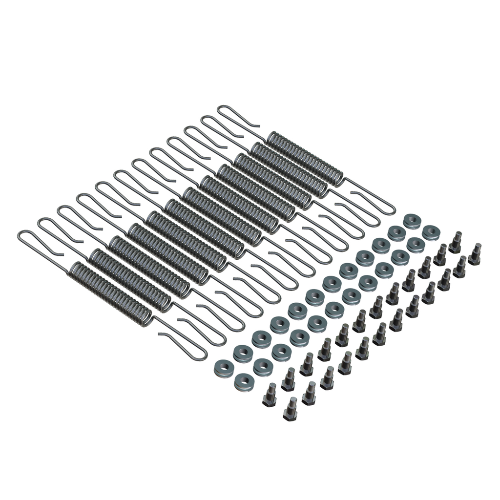 VRKP4YYYYY00023 – 12 helical spring with rolls and fasteners, set for 1 robot