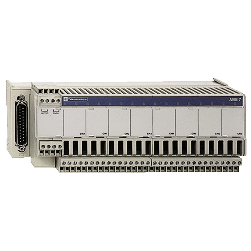 ABE7CPA31E – connection sub-base ABE7 – for distribution of 8 analog input channels