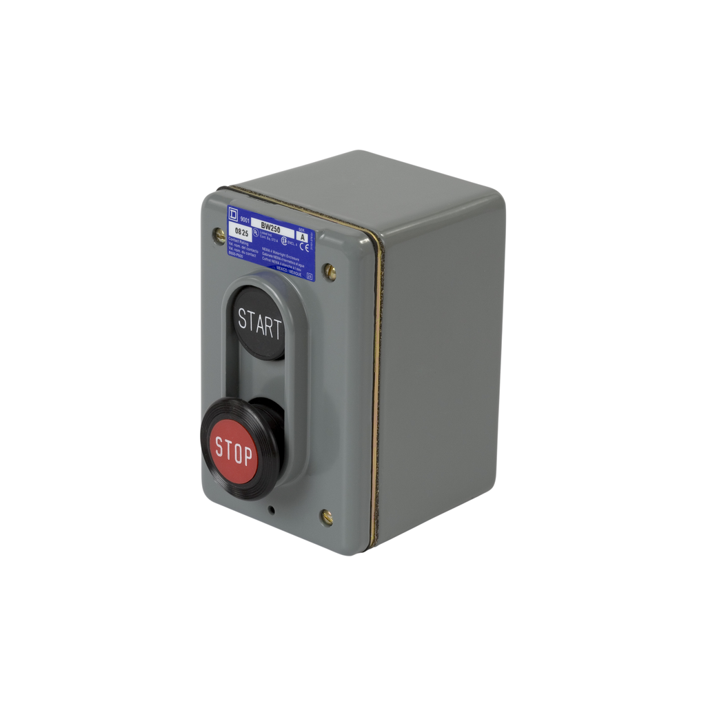 Product image for Square D 9001BW250 5 Amp 600 Volt Type B Control Station Contact Block