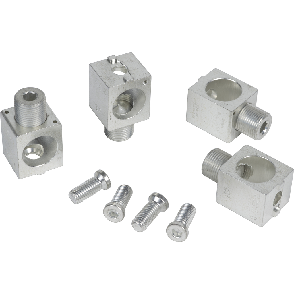 AL400L61K4 – Circuit breaker accessory, PowerPacT L, lug kit, mechanical, 250A, 4 pole, Al