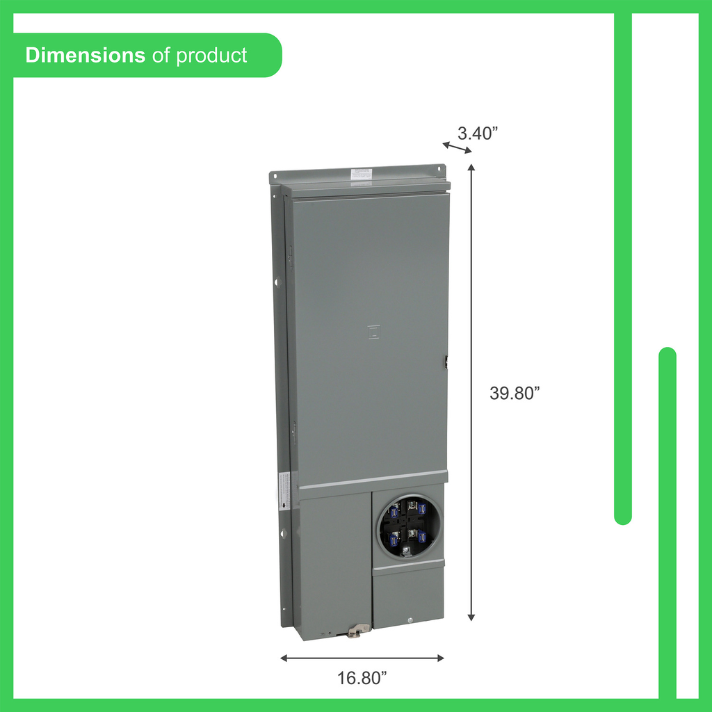 Mayer-DDS-All in one, Homeline, CSED, ringed socket, 225A, semi flush mount, 30 spaces, 42 circuits, 22kA SCCR, no bypass, solar ready-2