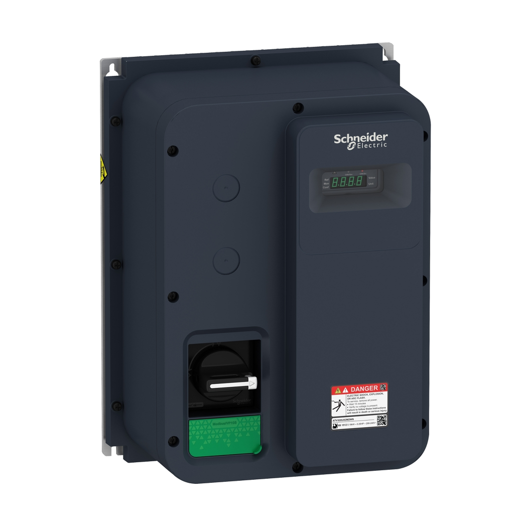 Mayer-DDS-variable speed drive, Altivar Machine ATV320, 0.37kW, 200 to 240V, 1 phase, enclosed, IP65-1