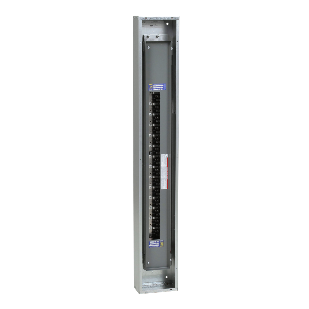NQ8442L2C – Panelboard interior, NQ, main lugs only, 225A, Cu bus, 42 pole spaces, 3 phase, 4 wire, 240VAC, 48VDC, column width