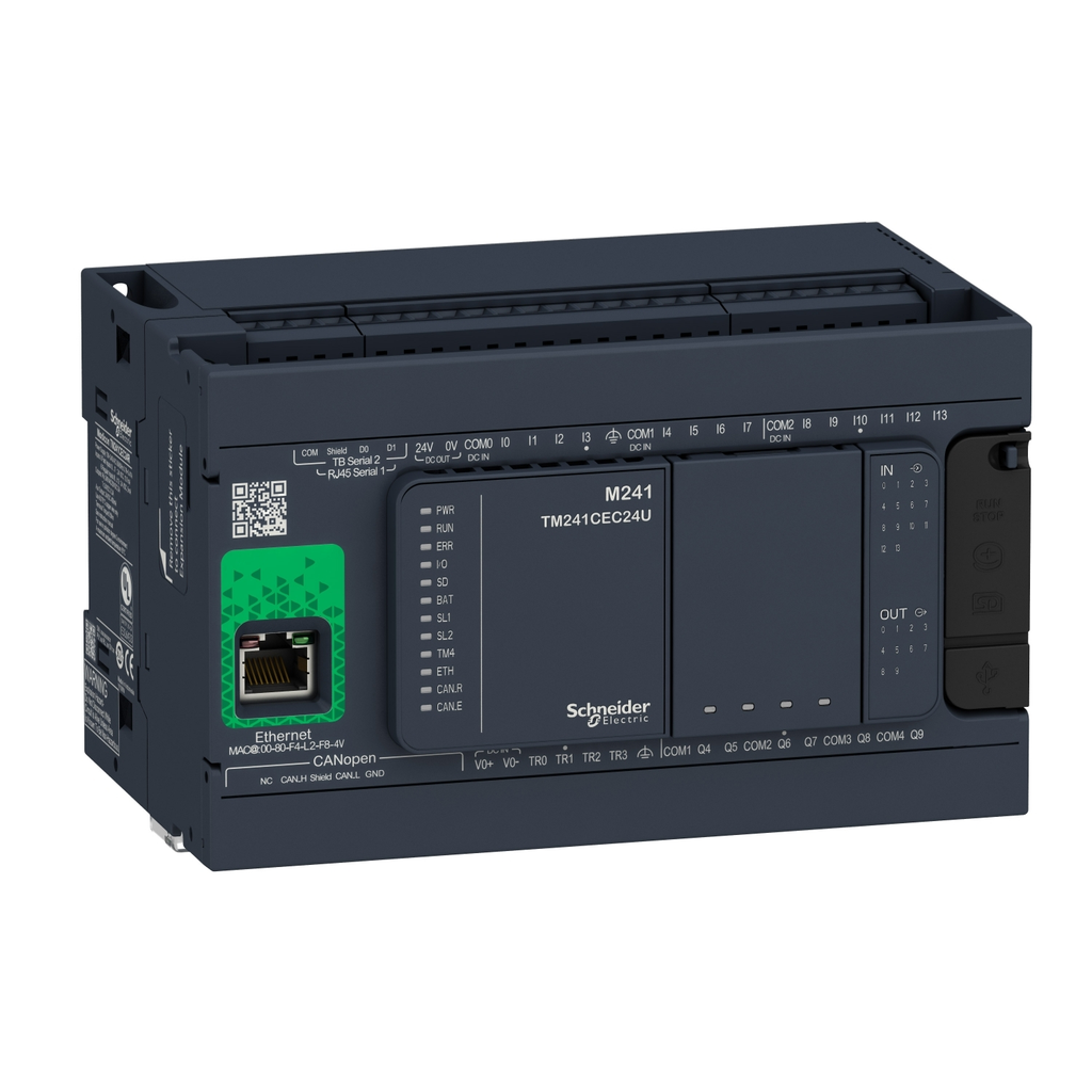 Mayer-DDS-logic controller, Modicon M241, 24 IO, relay, Ethernet CAN master-1