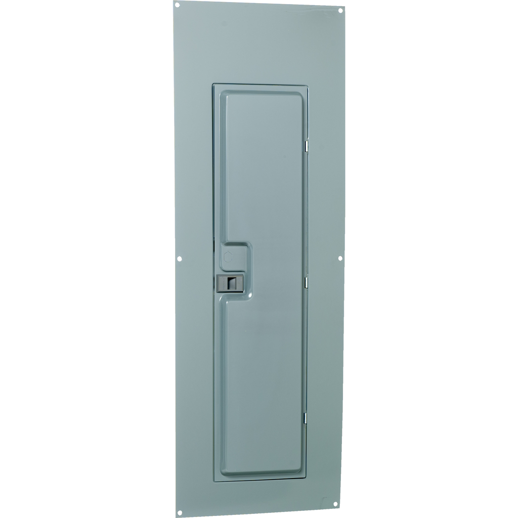 QOC342MS – Replacement cover, QO, for 42 space load center with 3 phase main breaker, surface, gray