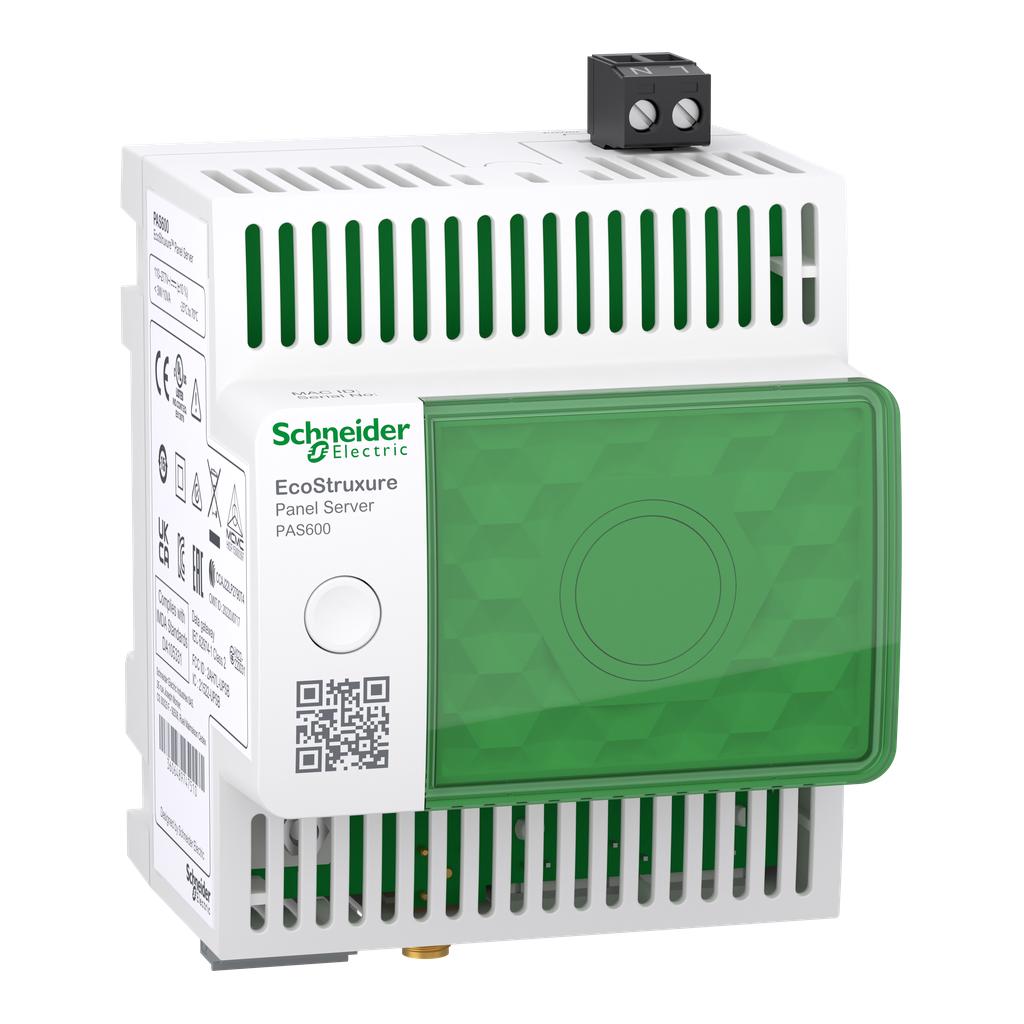 PAS600 – EcoStruxure Panel Server – universal wireless, concentrator modbus gateway 110-277 VAC/DC