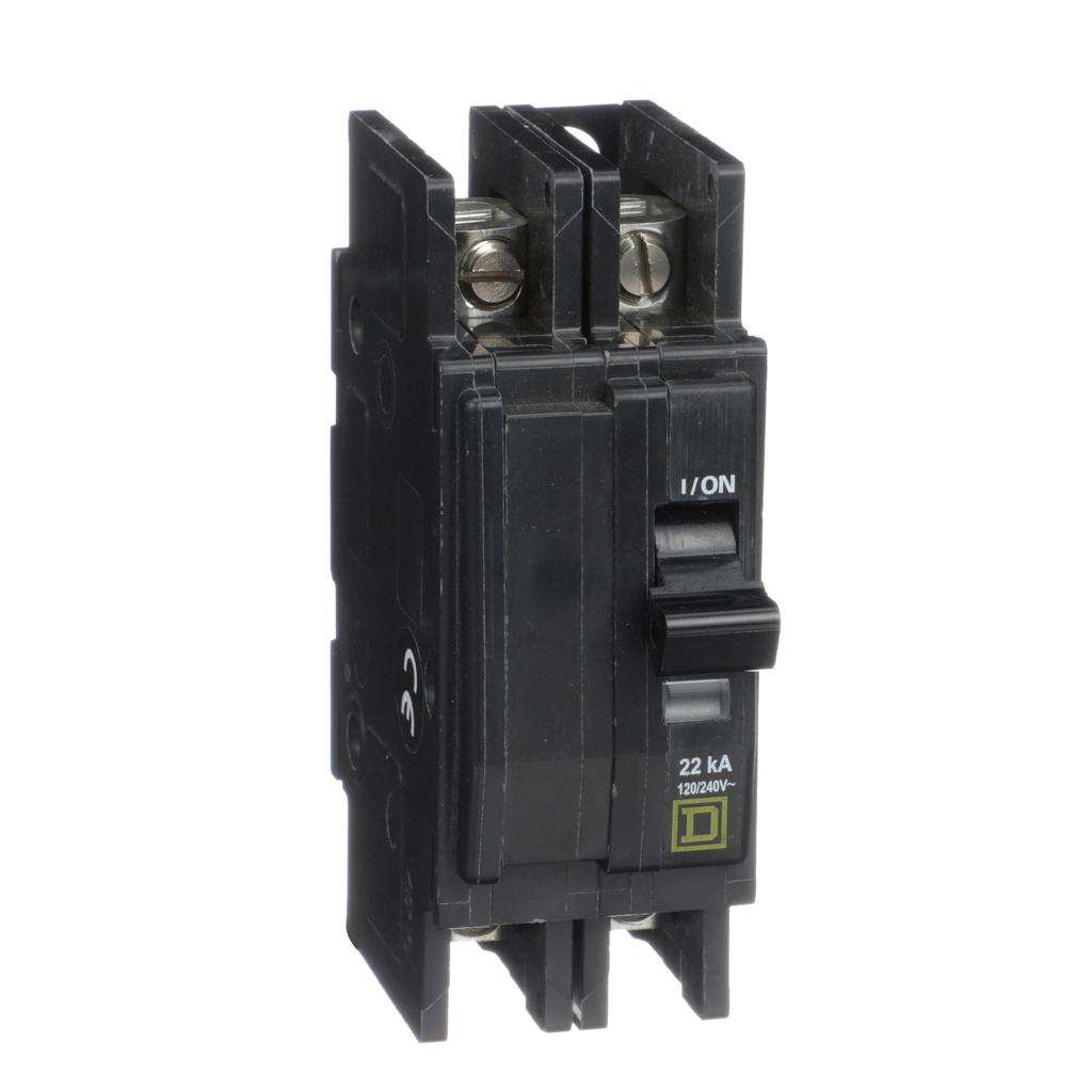 QOU260VH – Mini circuit breaker, QOU, 60A, 2 pole, 120/240VAC, 22kA