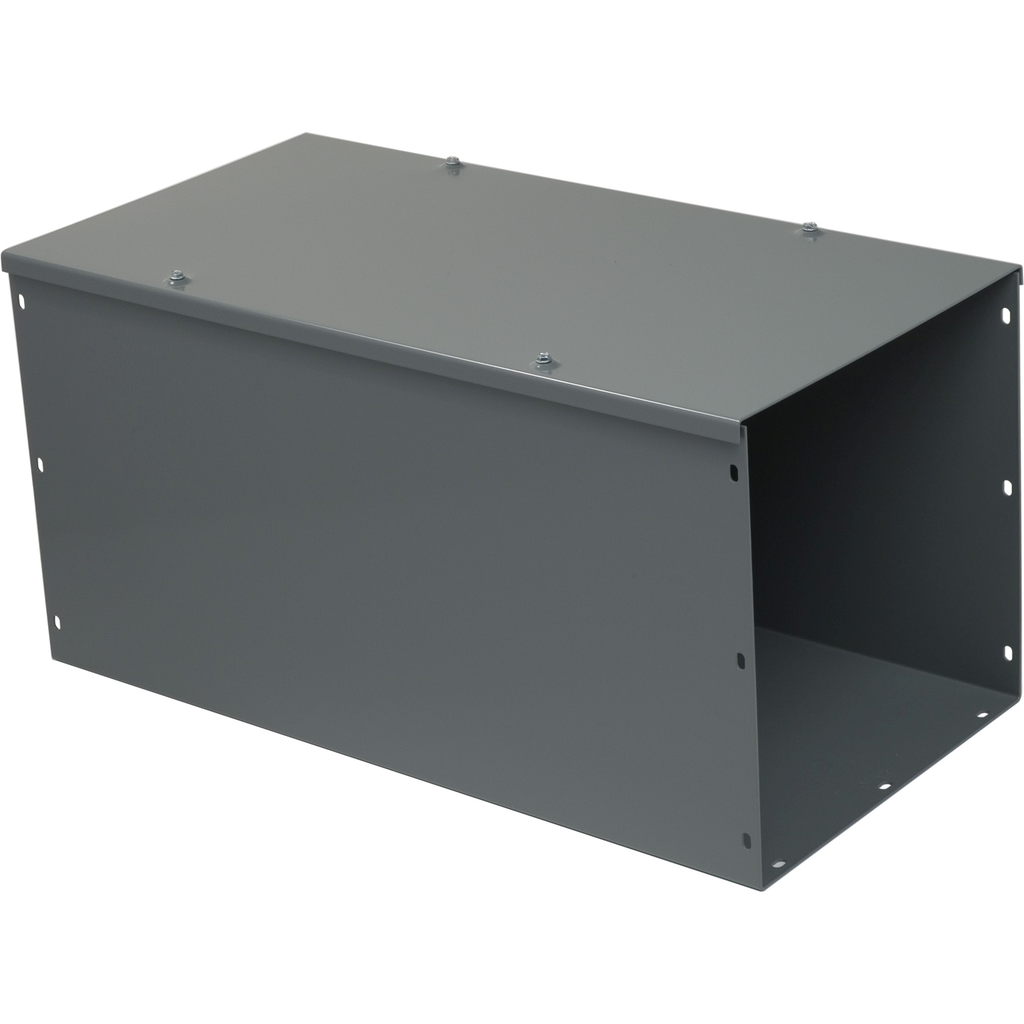 LDB122 – Wireway, Square-Duct, 12 inch by 12 inch, 2 feet long, hinged cover, N1 paint, NEMA 1
