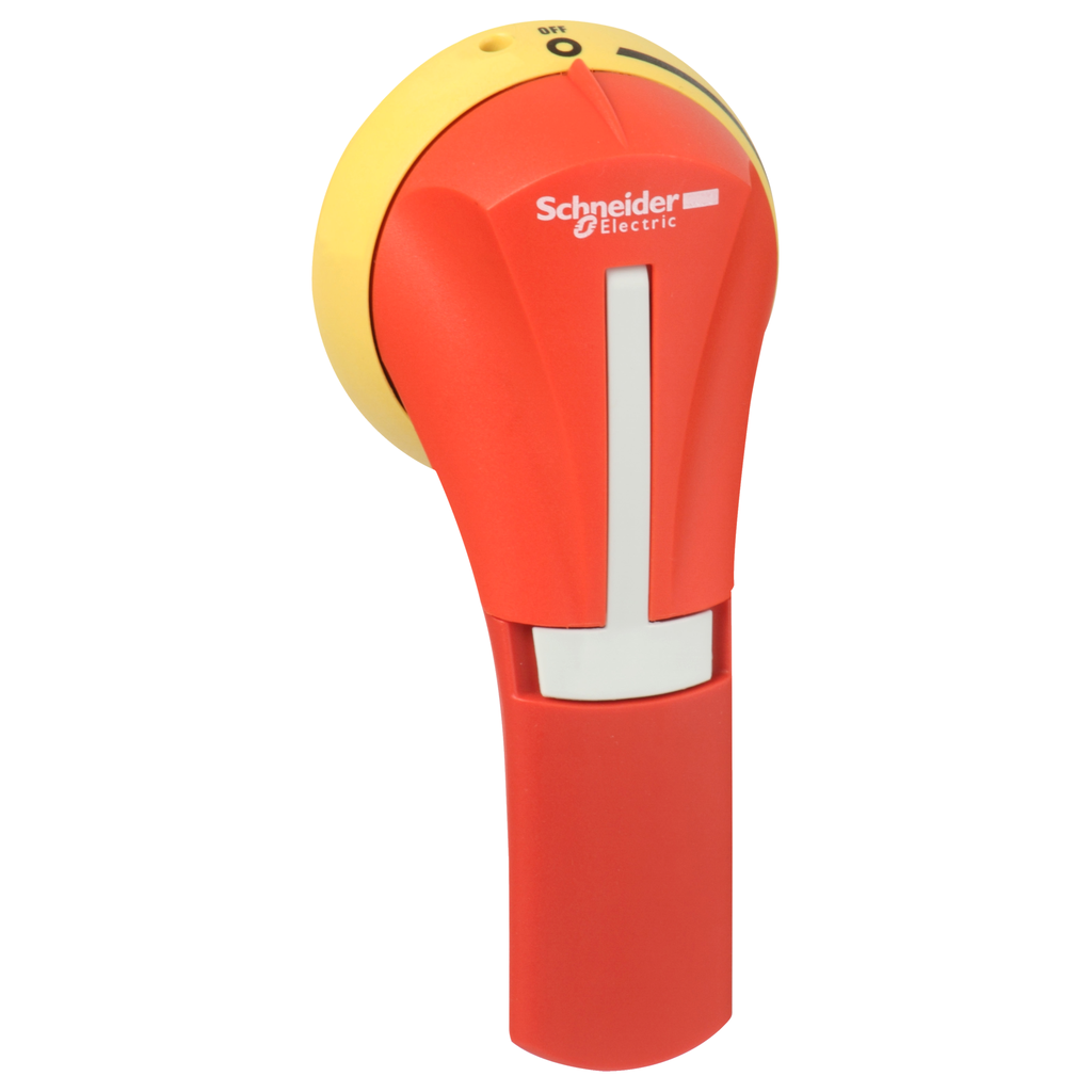 GS2AH140 – External rotary handle, TeSys GS, red handle, front mounting, 2 positions I-O, NEMA 3R, for GS 30 to 400A UL