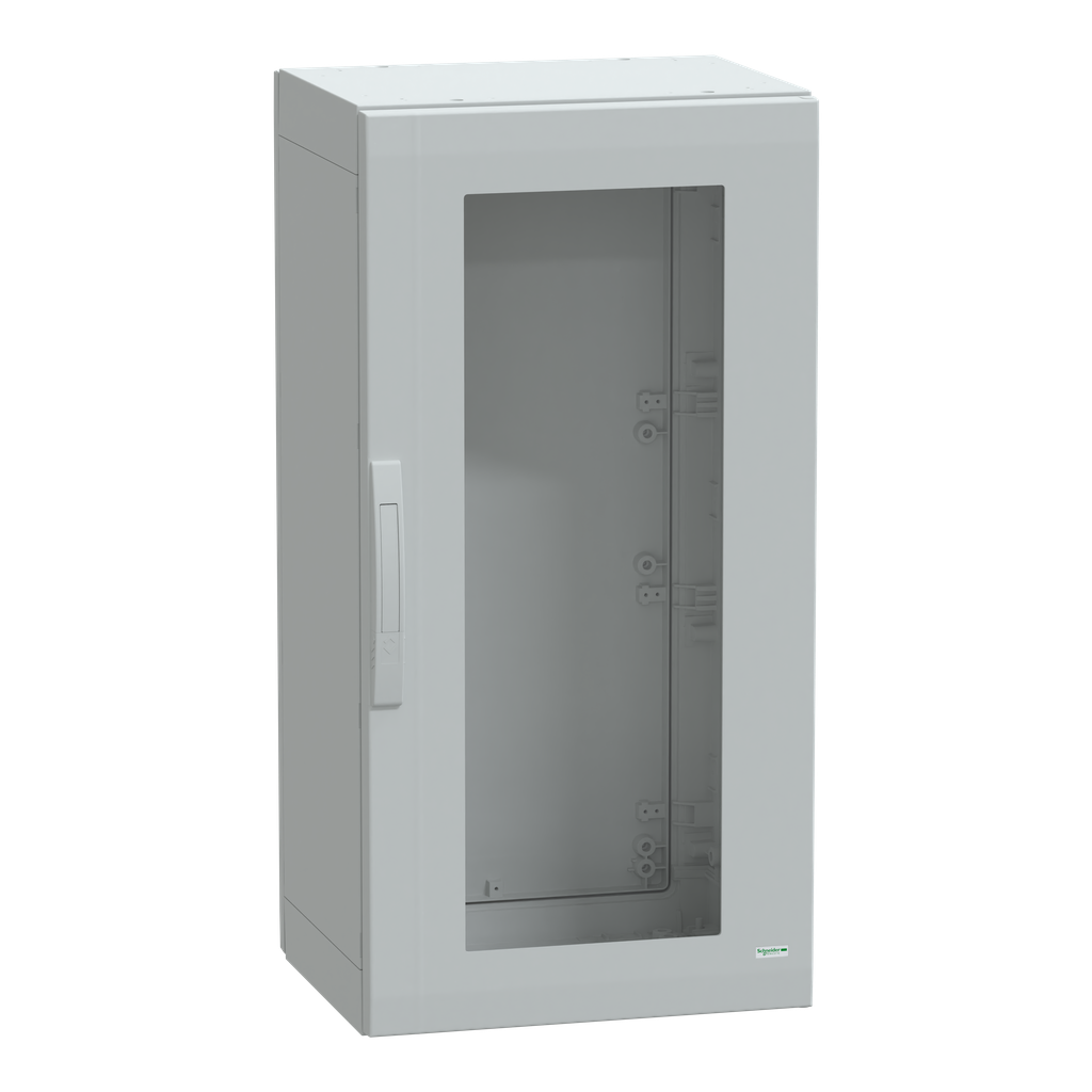 NSYPLA1054TG – Floor standing polyester enclosure, Thalassa PLA, glazed door, completely sealed, 1000x500x420mm, IP65, IK08