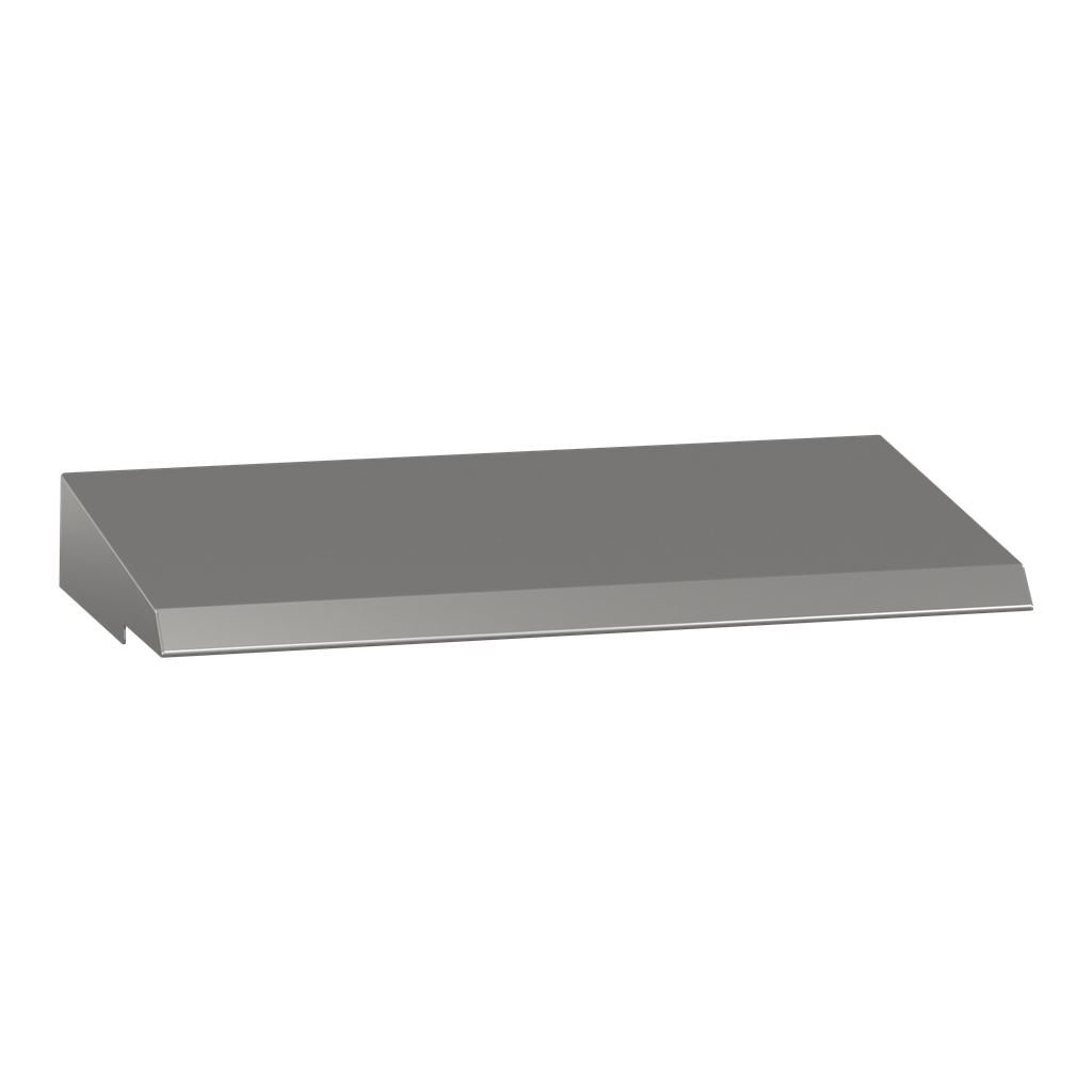 NSYTX4020 – Stainless canopy 304L, Scotch BriteÂ® finish. for WM enclosure W400xD200mm