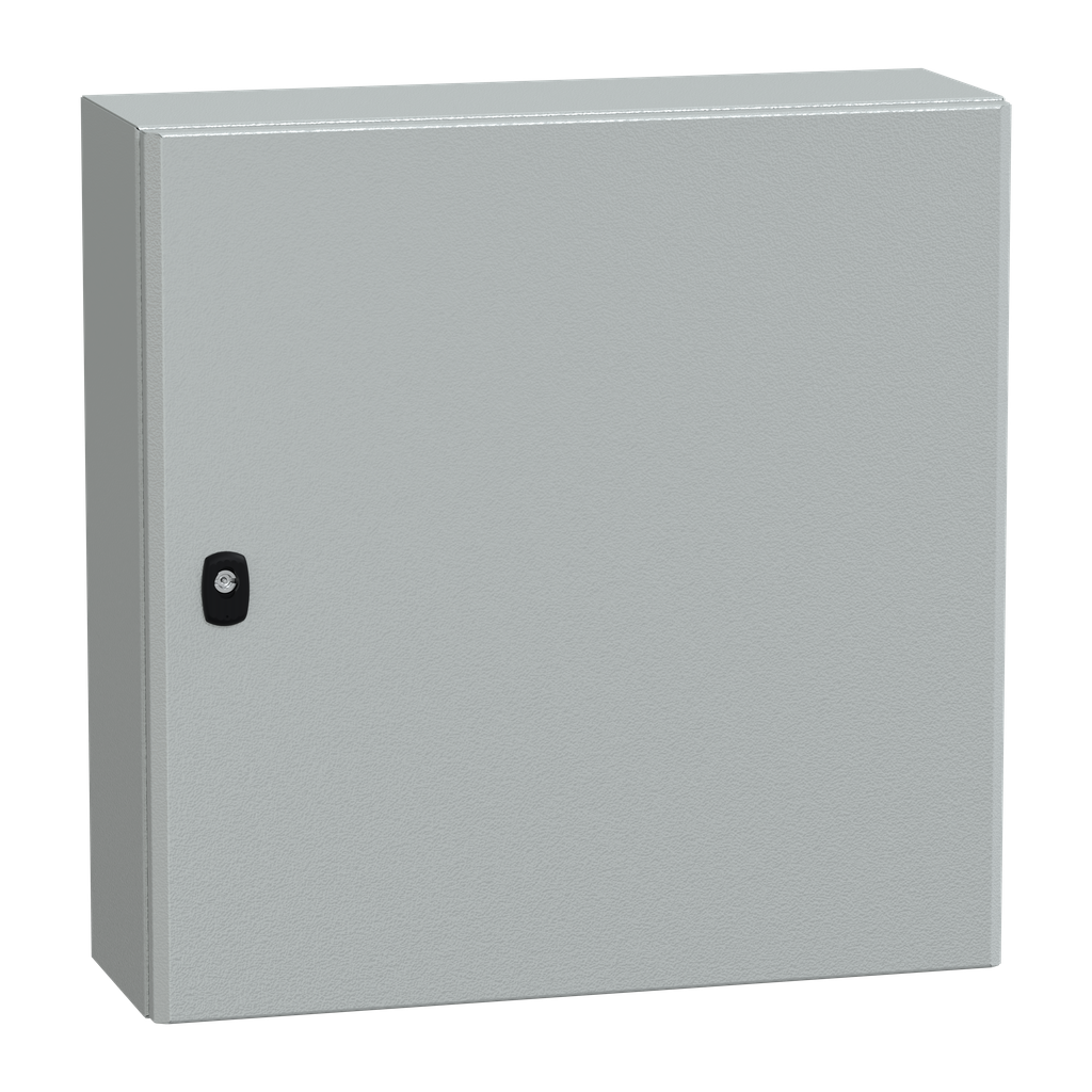 NSYS3D6620 – Wall mounted steel enclosure, PanelSeT S3D, plain door, without mounting plate, 600x600x200mm, IP66, IK10