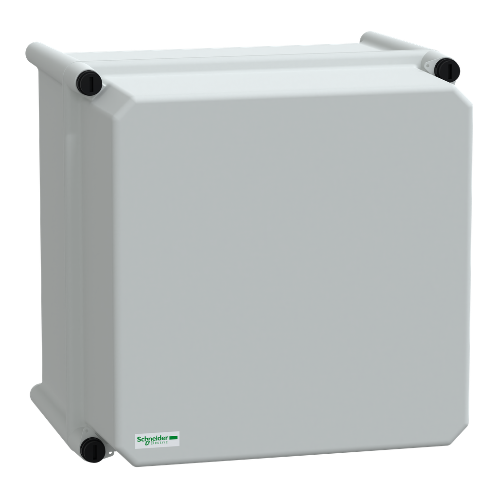 NSYPLSC2727AG – PLS box, polyester rear, opaque PC cover IP66 27x27x23cm