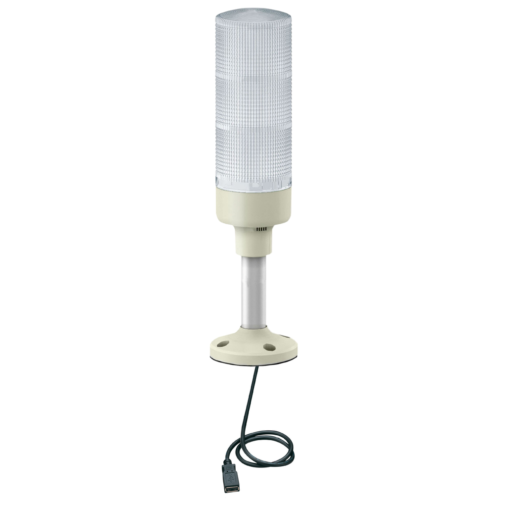 XVGU3SHAV – Pre assembled USB programmable tower lights, Harmony XVGU, multi color, 60mm, steady flashing LED, buzzer