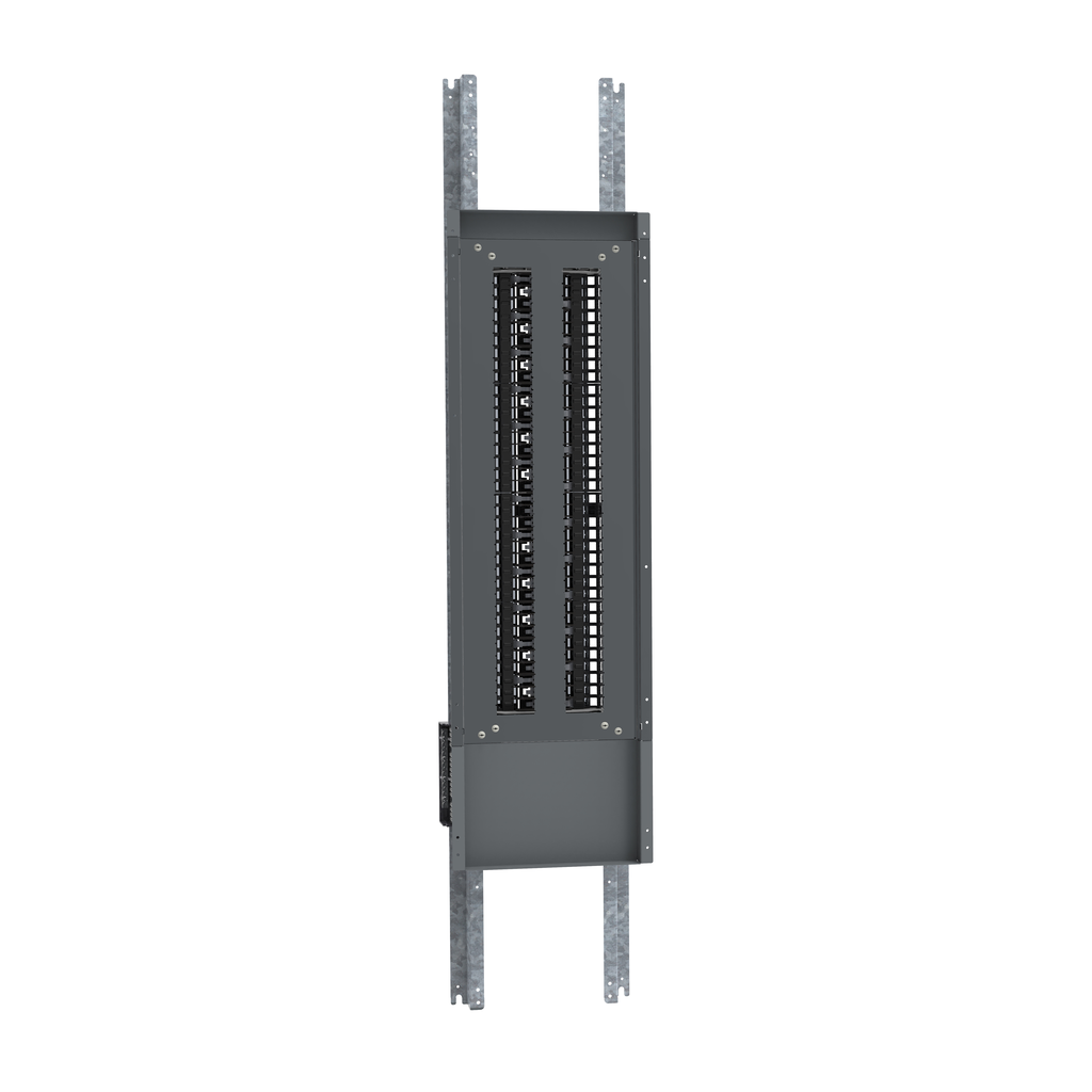 NQ472L4 – Panelboard interior, NQ, main lugs, 400A, Al bus, 72 pole spaces, 3 phase, 4 wire, 240VAC, 48VDC