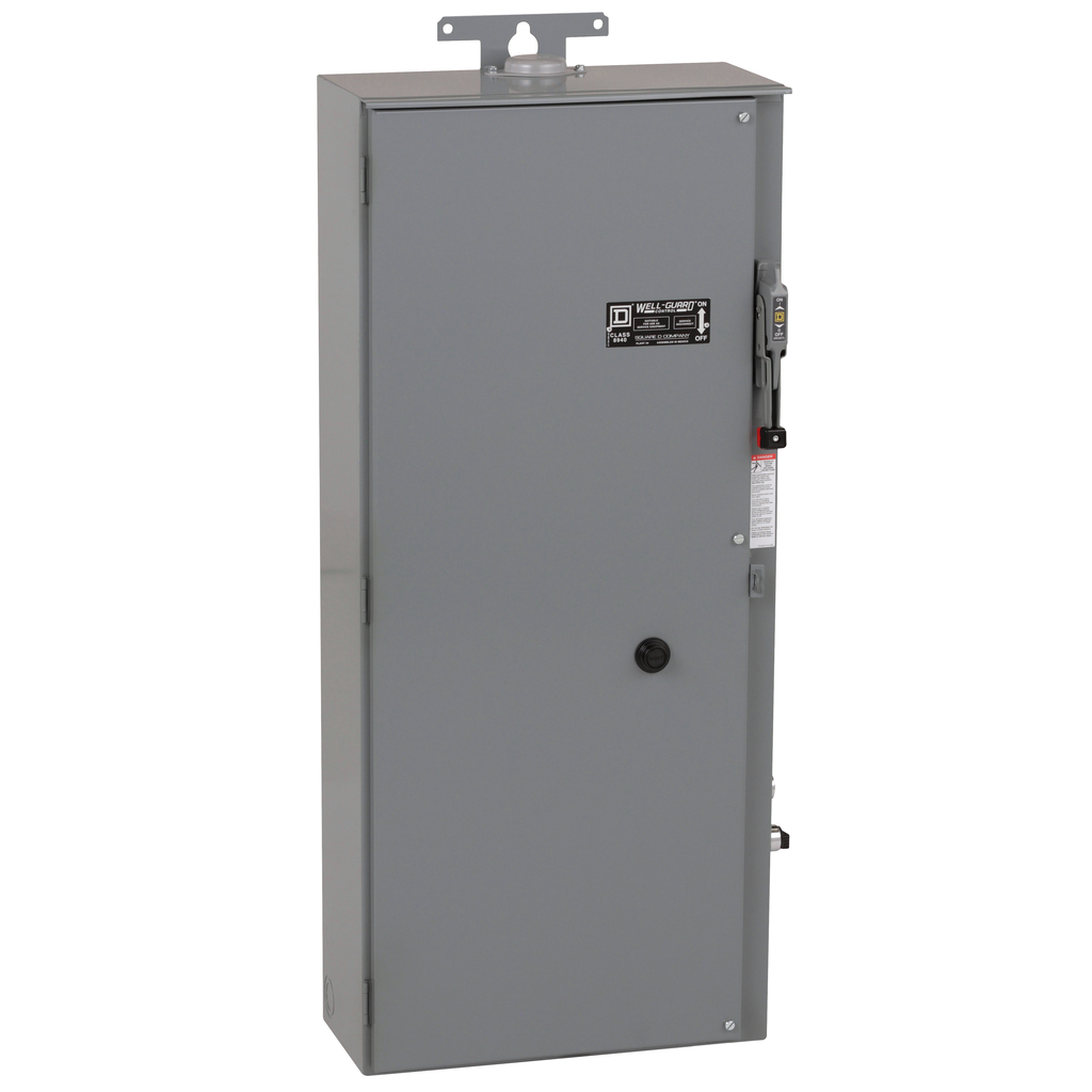 8940SSE4050 – Pump Panel, NEMA Type S, Well Guard, Size 3, 90A, 5kA SCCR, 50HP, 100A Class H and K fuse clip, Motor Logic SSOLR, 480VAC 60Hz coil, NEMA 3R