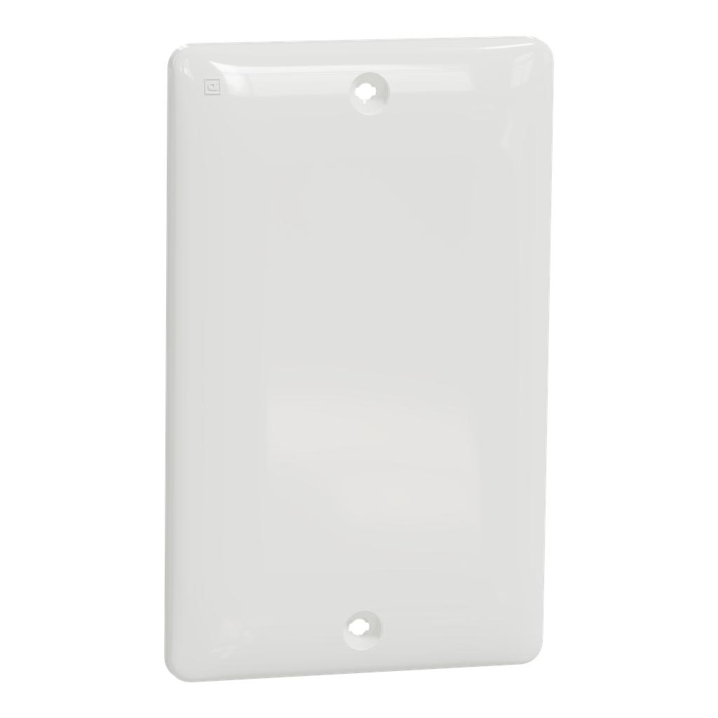 SQWS140001WH – Blank plate, X Series, 1 gang, white, matte finish