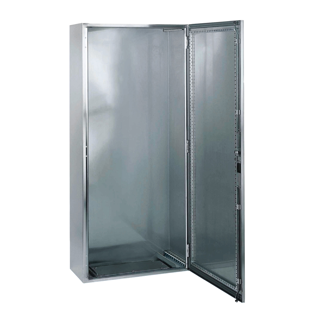 NSYSMX181240H – SMX 316L stainless monobloc enclosure, H1800xW1200xD400mm, Scotch BriteÂ® finish.