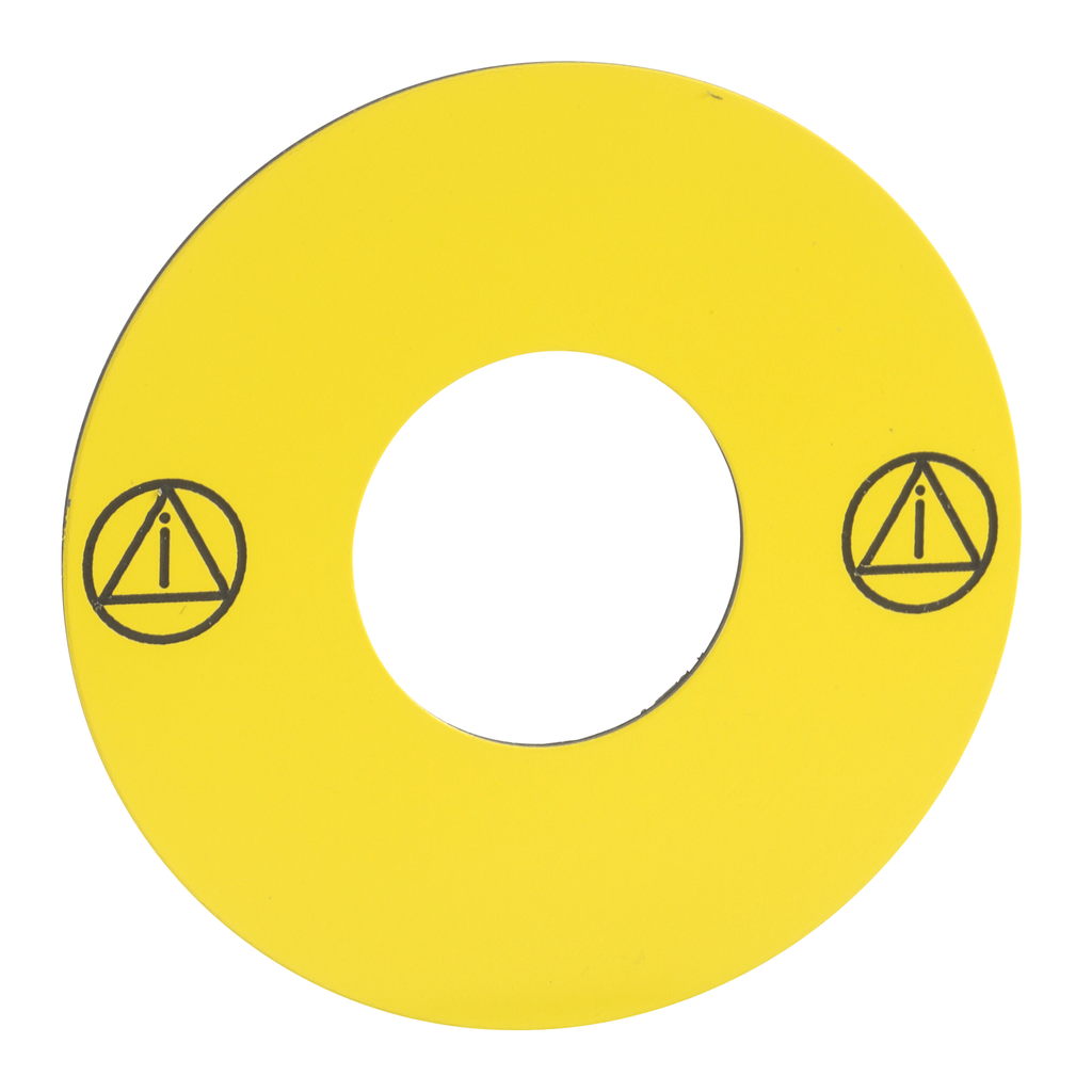 ZB6Y7001 – Legend, Harmony XB6, unmarked, 45mm for emergency stop pushbutton