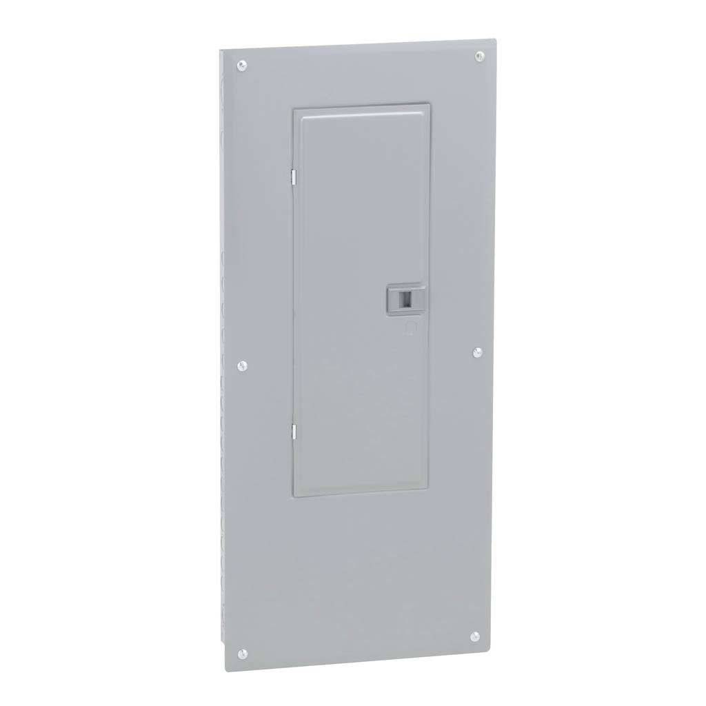 HOM3060M150PC – Load center, Homeline, 1 phase, 30 spaces, 60 circuits, 150A convertible main breaker, PoN, NEMA1, combo cover