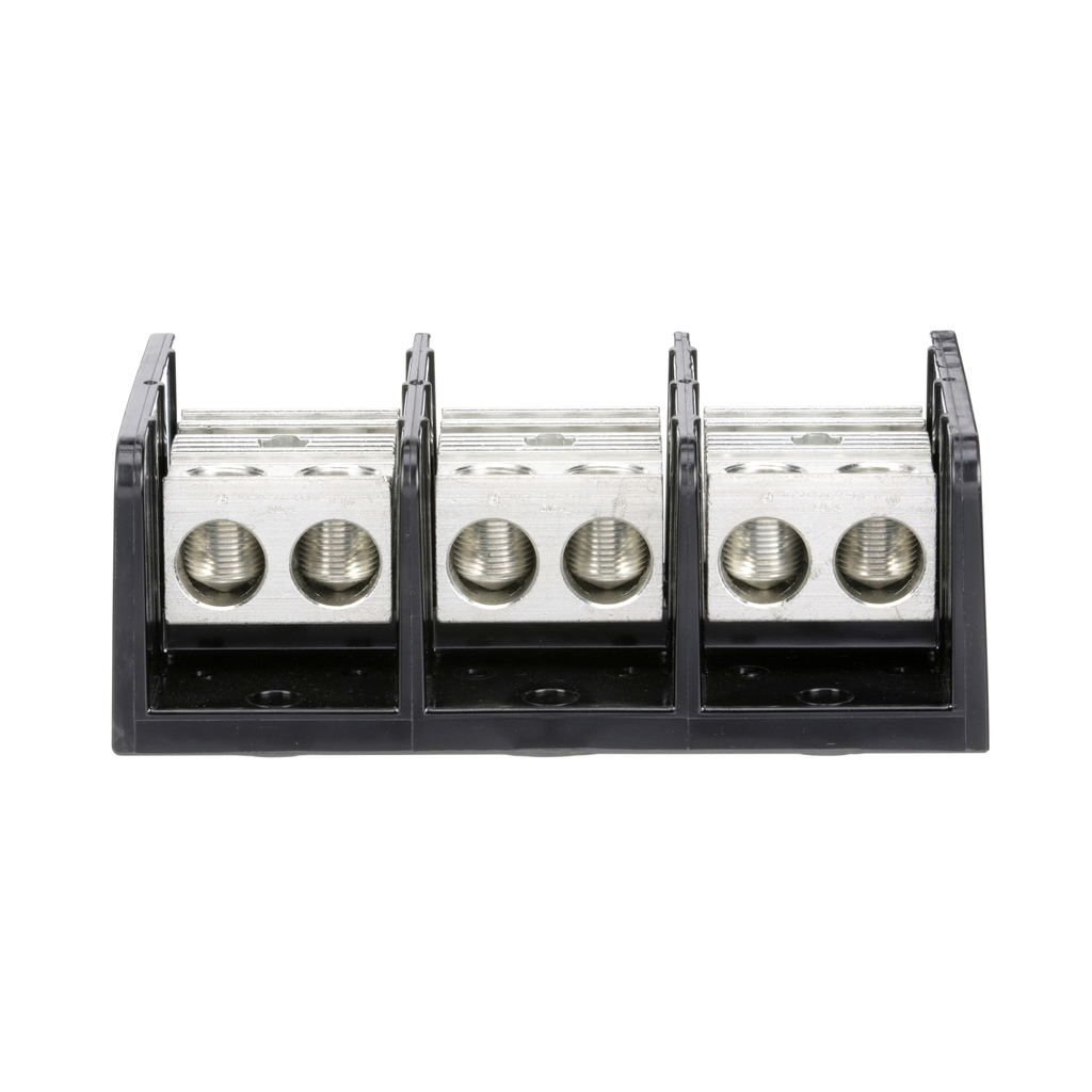 Mayer-DDS-Power distribution block, Linergy, 3 pole, 2 line, 8 load, 760A Cu, 620A Al, 600V-2