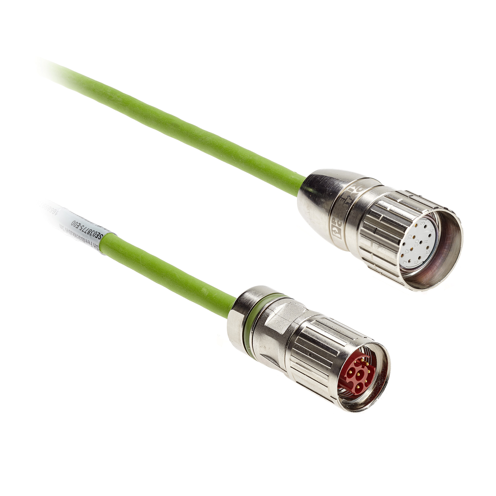 FCE311020A200 – Encoder cable M17 from detached servo drive to SH motor with M23 2,0 m