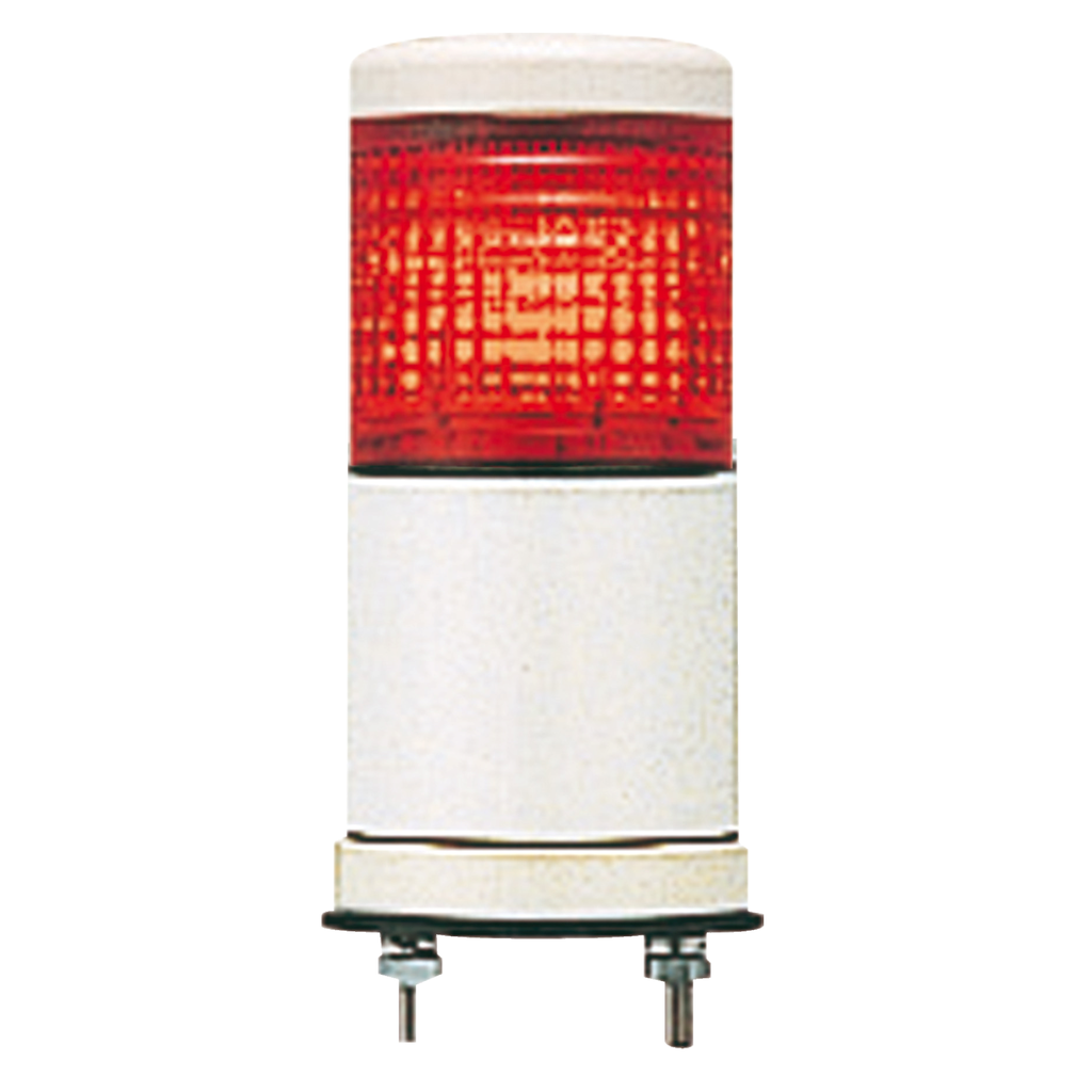 XVC6B15SK – Monolithic pre wired tower light, Harmony XVC, plastic, red, 60mm, base mounting, steady or flashing, buzzer, IP54, 24V AC DC
