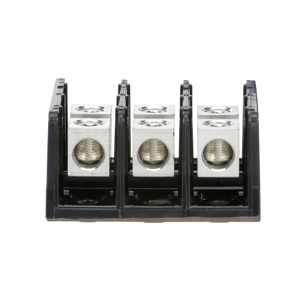 Mayer-DDS-Power distribution block, Linergy, 3 pole, 1 line, 1 load, 310A Cu, 250A Al, 600V-2