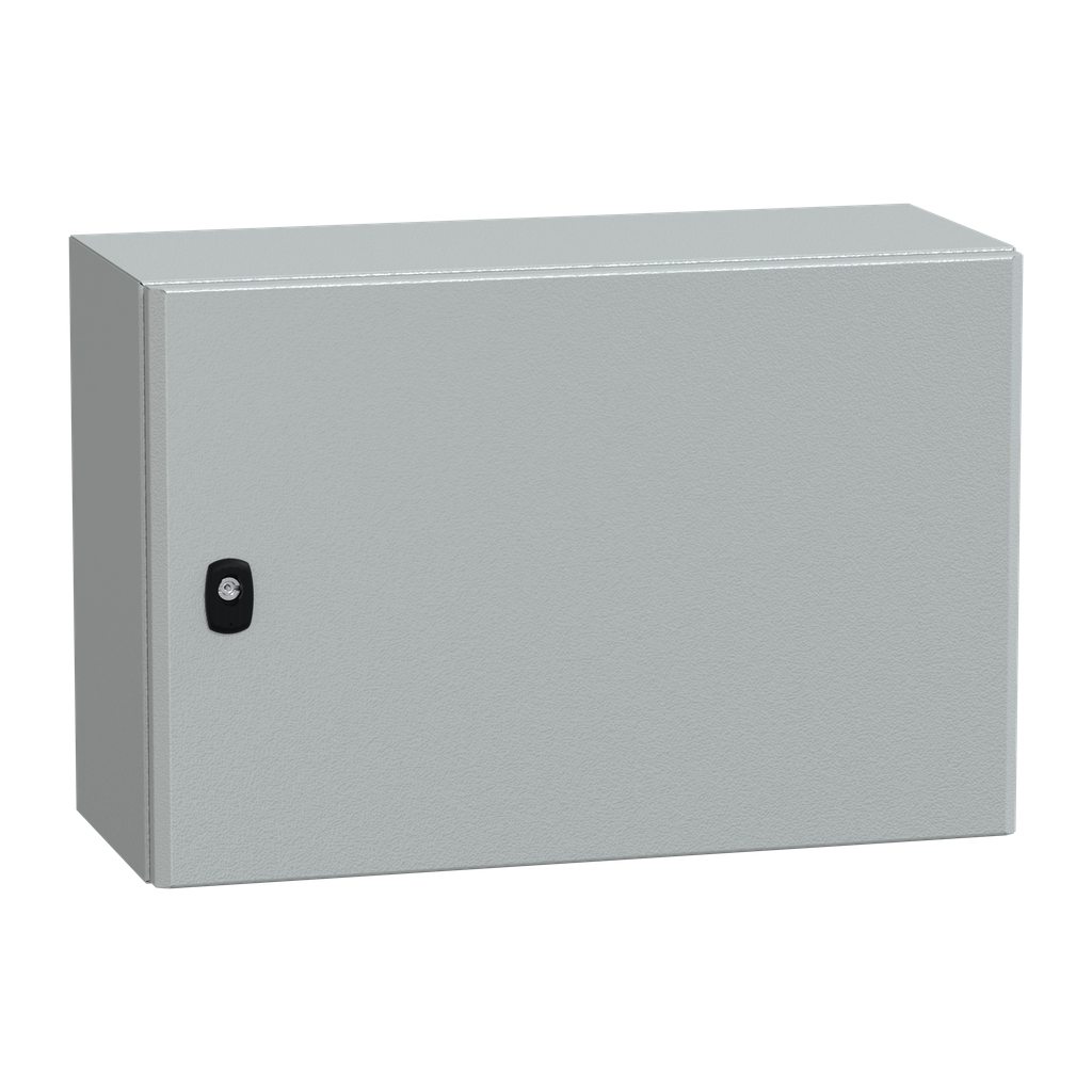 NSYS3D4625 – Wall mounted steel enclosure, PanelSeT S3D, plain door, without mounting plate, 400x600x250mm, IP66, IK10