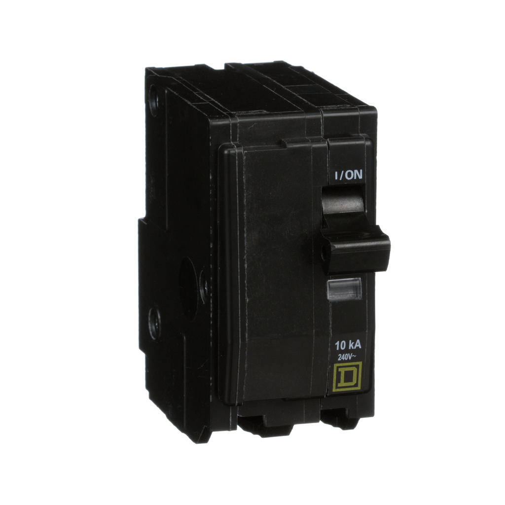 QO240H – Mini circuit breaker, QO, 40A, 2 pole, 120/240VAC, 10kA, plug in