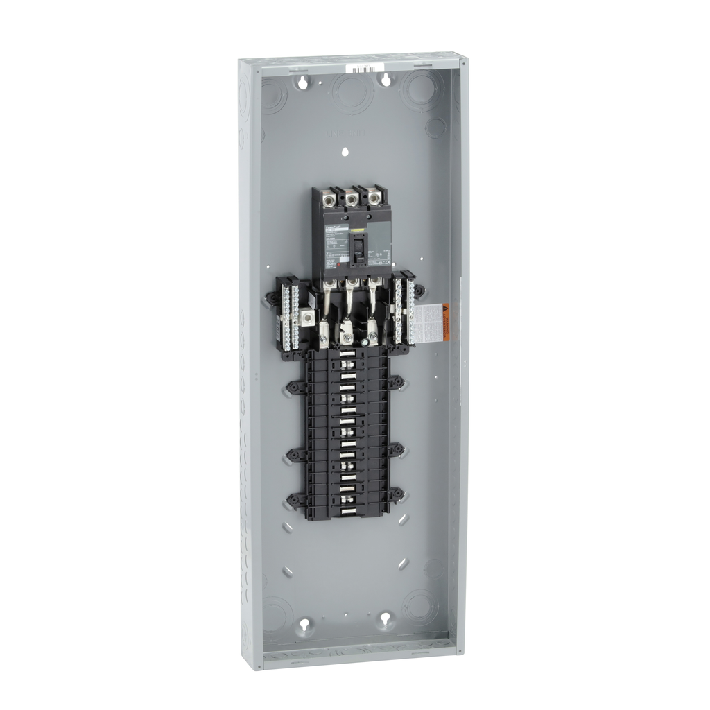 QO330MQ200 – Load center, QO, 3 phase, 30 spaces, 30 circuits, 200A convertible main breaker, NEMA1, QDL