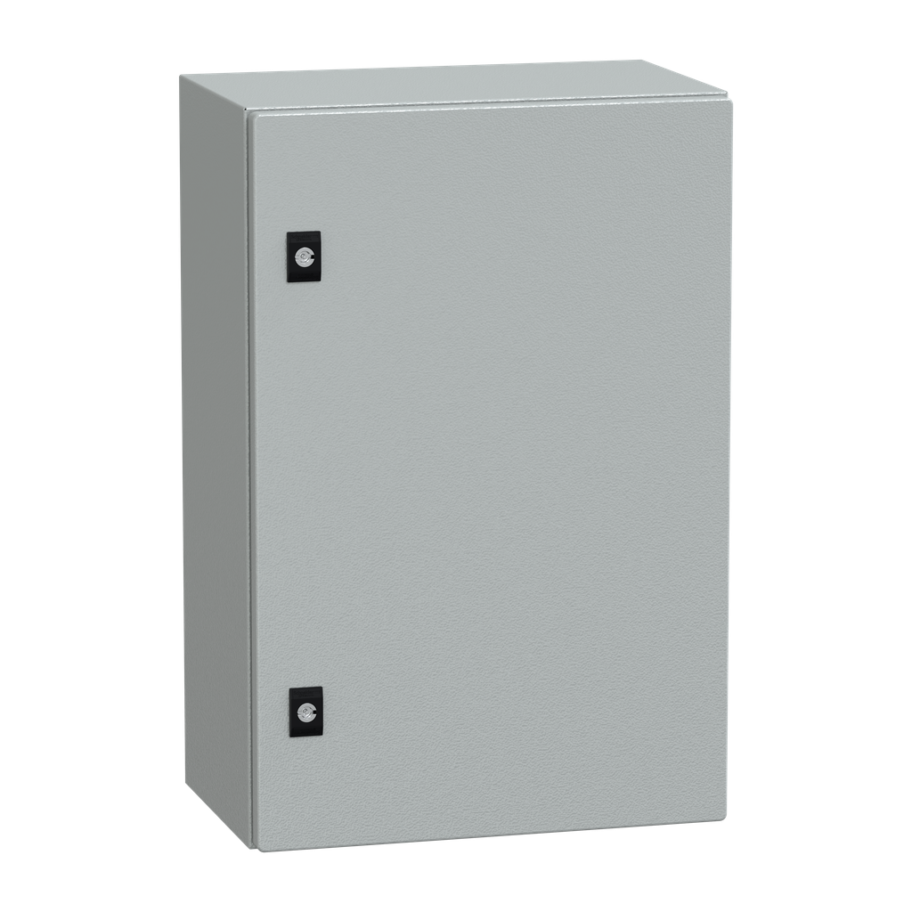 NSYCRN64250P – PanelSeT CRN plain door with mount.plate. H600xW400xD250 IP66 IK10 RAL7035..