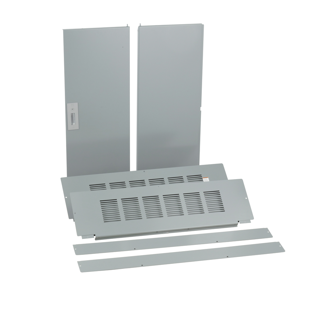 HCW68TSD – Trim front, I-Line Panelboard, HCP, surface mount, 4 pcs, w/door, 42in W x 68in H