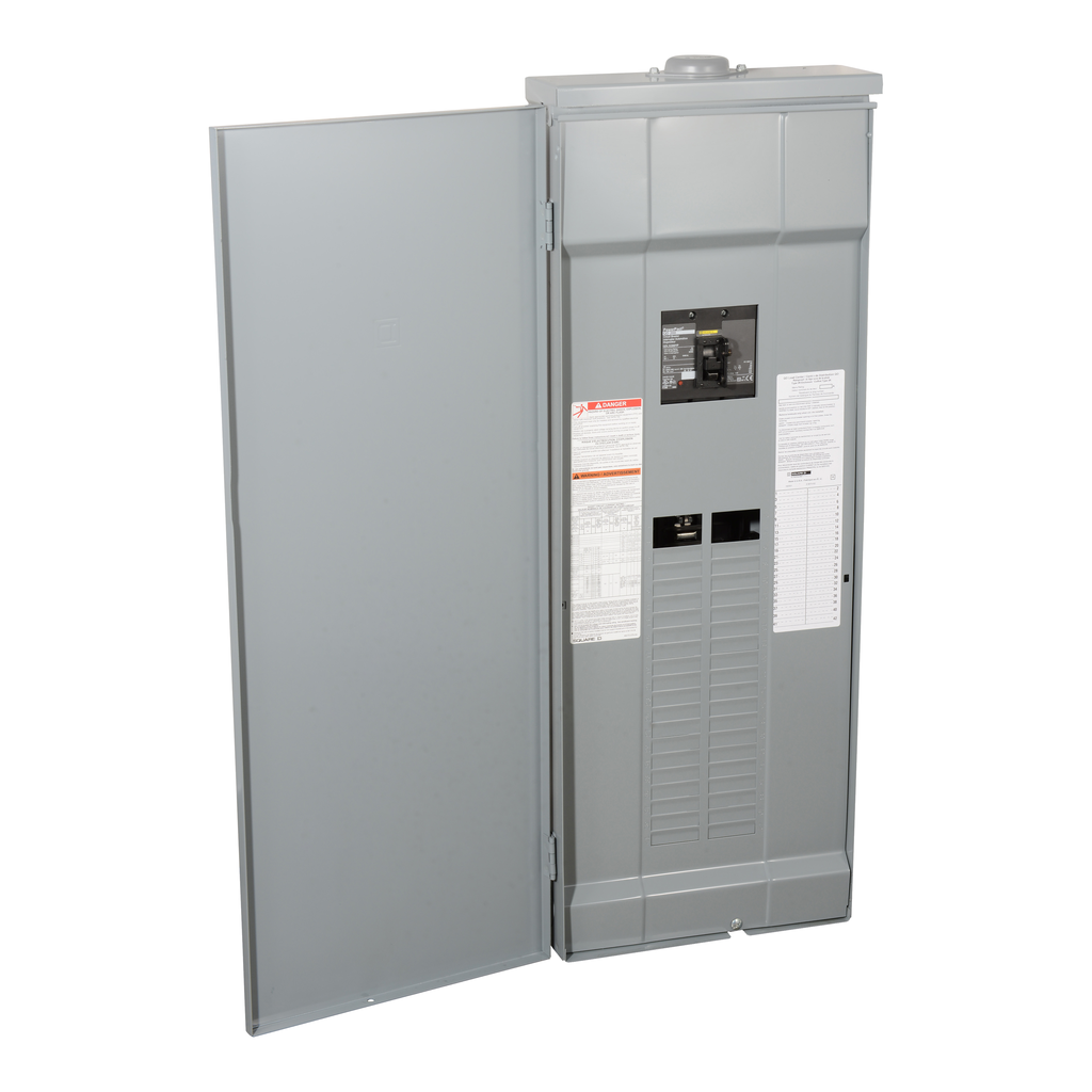 QO342MQB200RB – Load center, QO, 3 phase, 42 spaces, 42 circuits, 200A convertible main breaker, NEMA3R, CSA, special