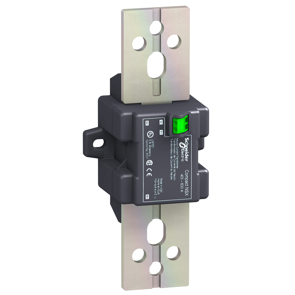 LV432575 – external neutral current transformer, ComPact NSX400/630, 400A to 630A, 3P breakers with Micrologic 5/6 trip unit
