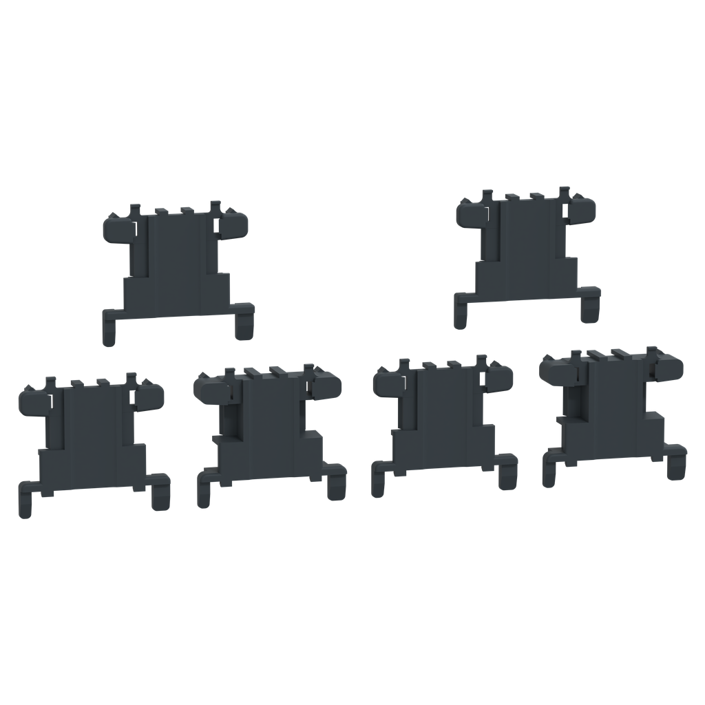 LA9D511 – spacers, for fitting side mounting blocks, TeSys Deca